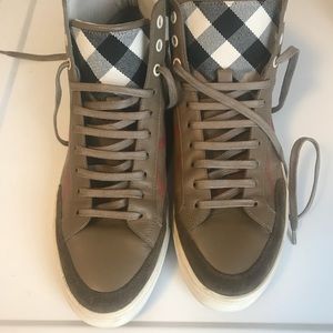 Burberry High Top Classic Shoes